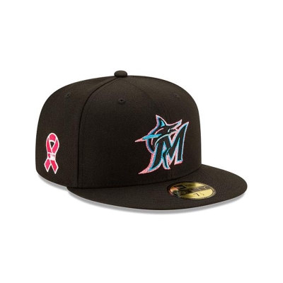 Miami Marlins Gorra | New Era MLB Mother's Day 59fifty Fitted Cap Mexico - Negros